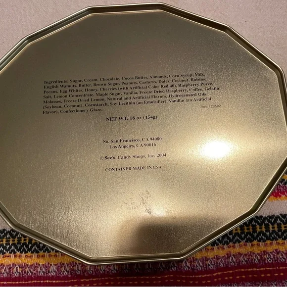 Vintage See's Easter Candy Tin Collectable Tins - Set Of 4 -95, 96
2004 & 2005. - Picture 16 of 16